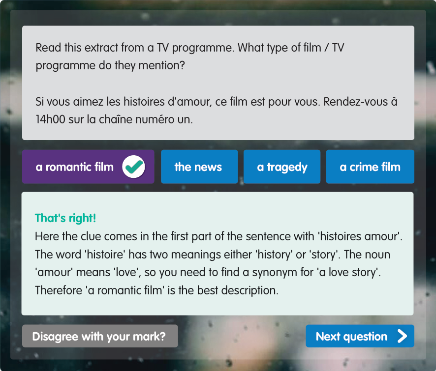 MFL example question